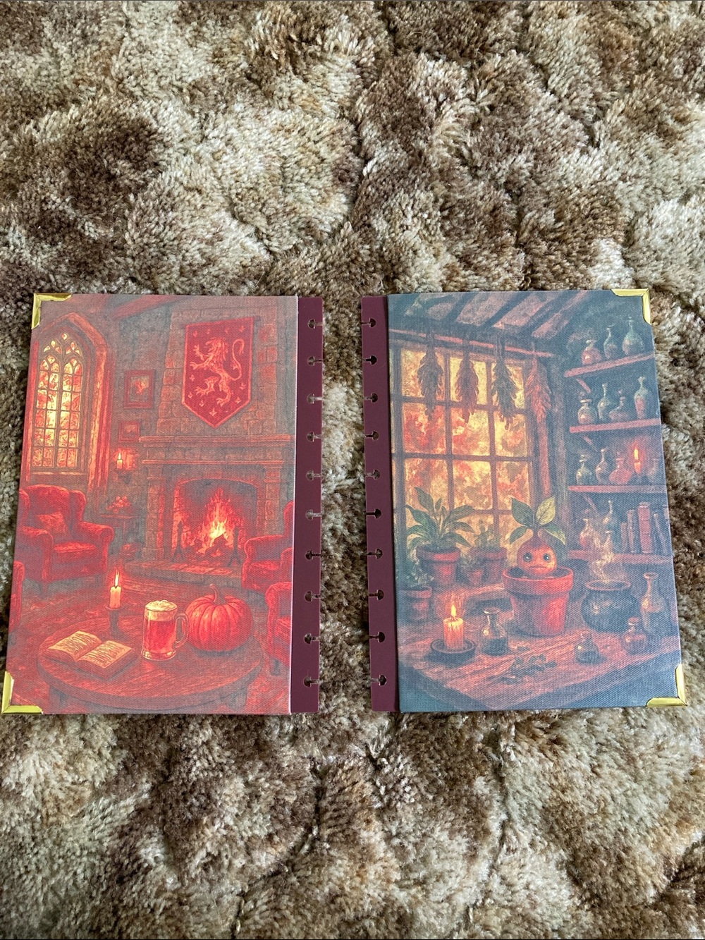 Hogwarts Castle Daily Grind Planner Cover — Red and Gold - Picture 5 of 5